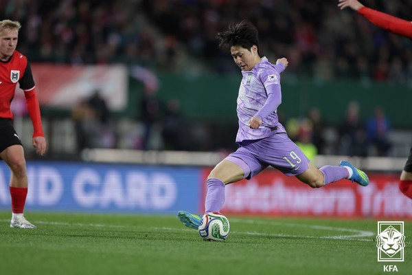 이강인(남자 축구대표팀). 대한축구협회 제공