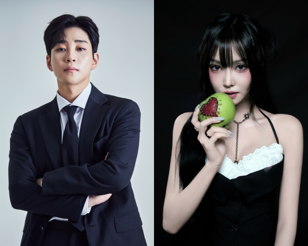 딘딘(좌)과 유주(우) / 사진=뮤직앤뉴 제공