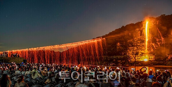 안동 선유줄불놀이 모습 / 사진-안동시