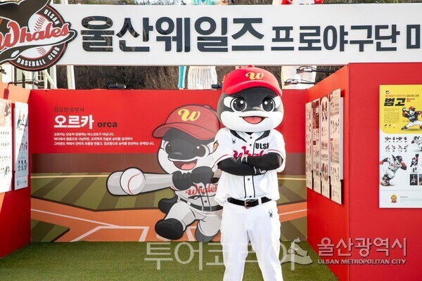 울산 최초의 시민구단 울산 웨일즈의 마스코트 '오르카'/사진-울산시 누리집