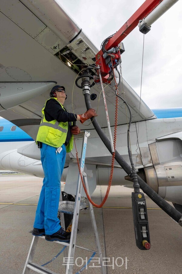 KLM 네덜란드 항공이 독일 노선 여객기 운항에 합성항공유 적용한다./사진-KLM 네덜란드 항공