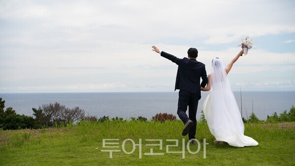‘동백숲에서 그린(Green) 숲속 웨딩’ 셀프(스냅) 웨딩 촬영 행사/사진=거제시