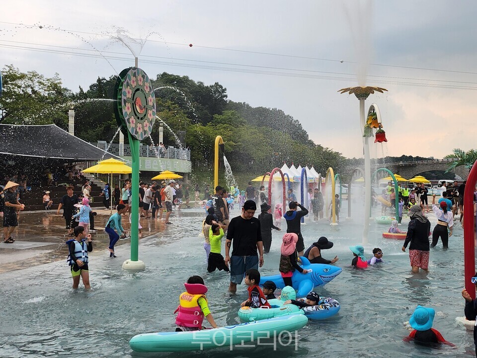 교룡공원 산림욕장 물놀이장/사진=남원시