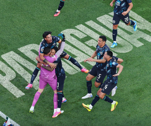 파라과이가 독일을 무너뜨렸다(사진=FIFA 월드컵 SNS)