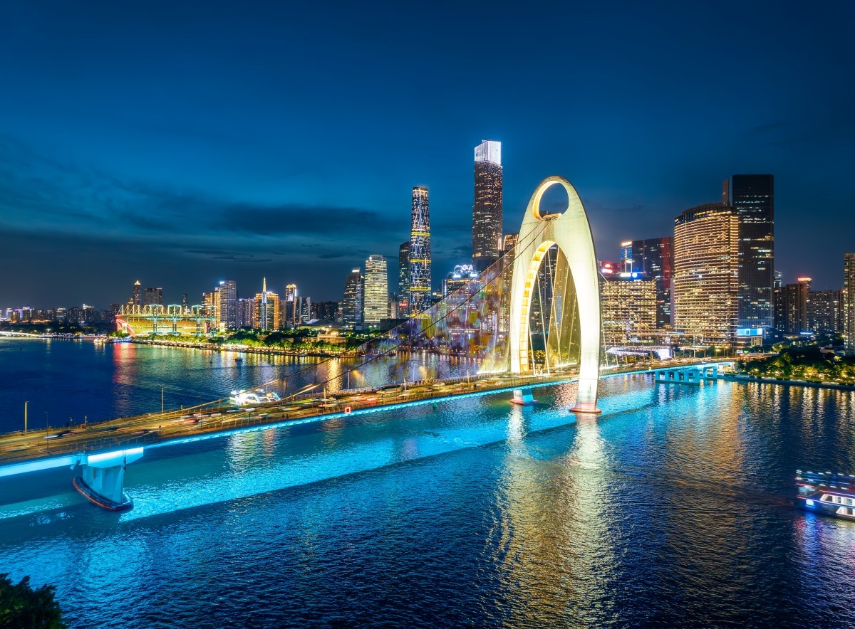 중국 광저우 야간 전경. / dongfang-shutterstock