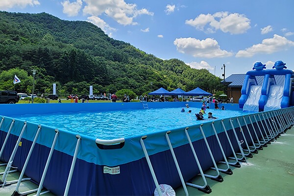 오토캠핑장 물놀이시설/사진=영주시
