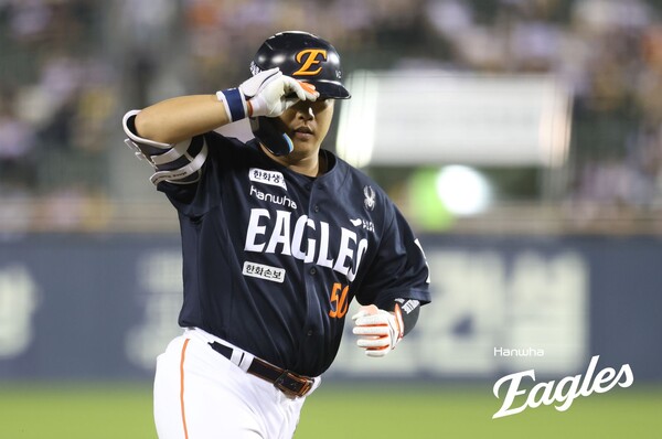 멀티포를 날린 강백호(사진=한화)