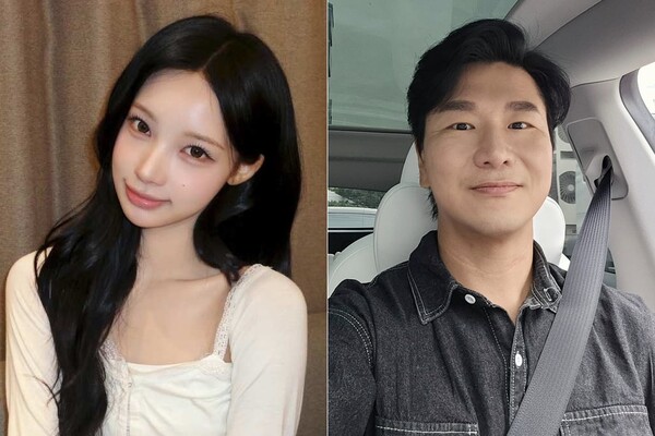 리센느 원이와 방송인 김시덕(사진=리센느·김시덕 인스타그램)