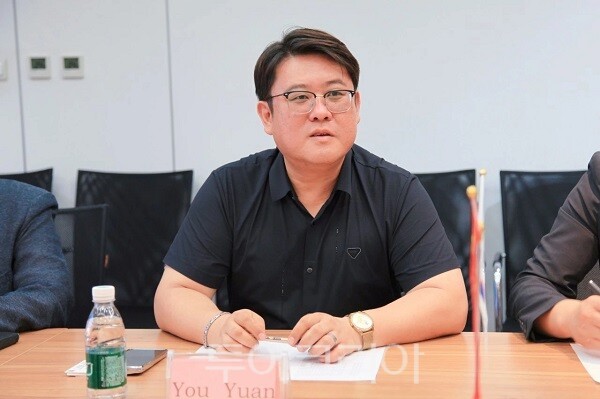 한중문화경제교류협회 중국측 유위안 회장