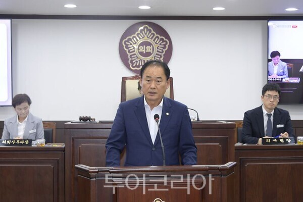 김승호 의원 5분 자유발언/투어코리아뉴스 정명달 기자