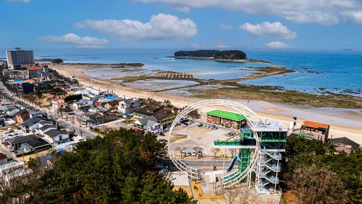 무창포해수욕장 전경 사진. / 충남관광