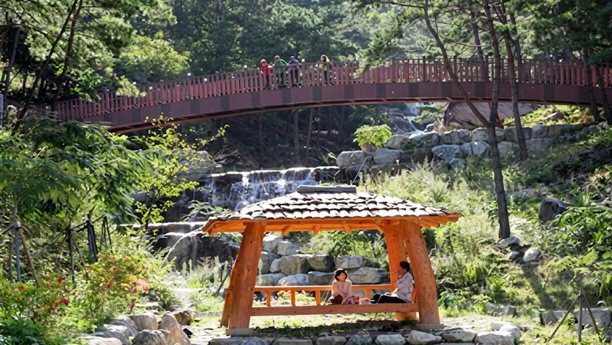 편안하게 쉬어갈 수 있는 허준순례길. / 산청 동의보감촌