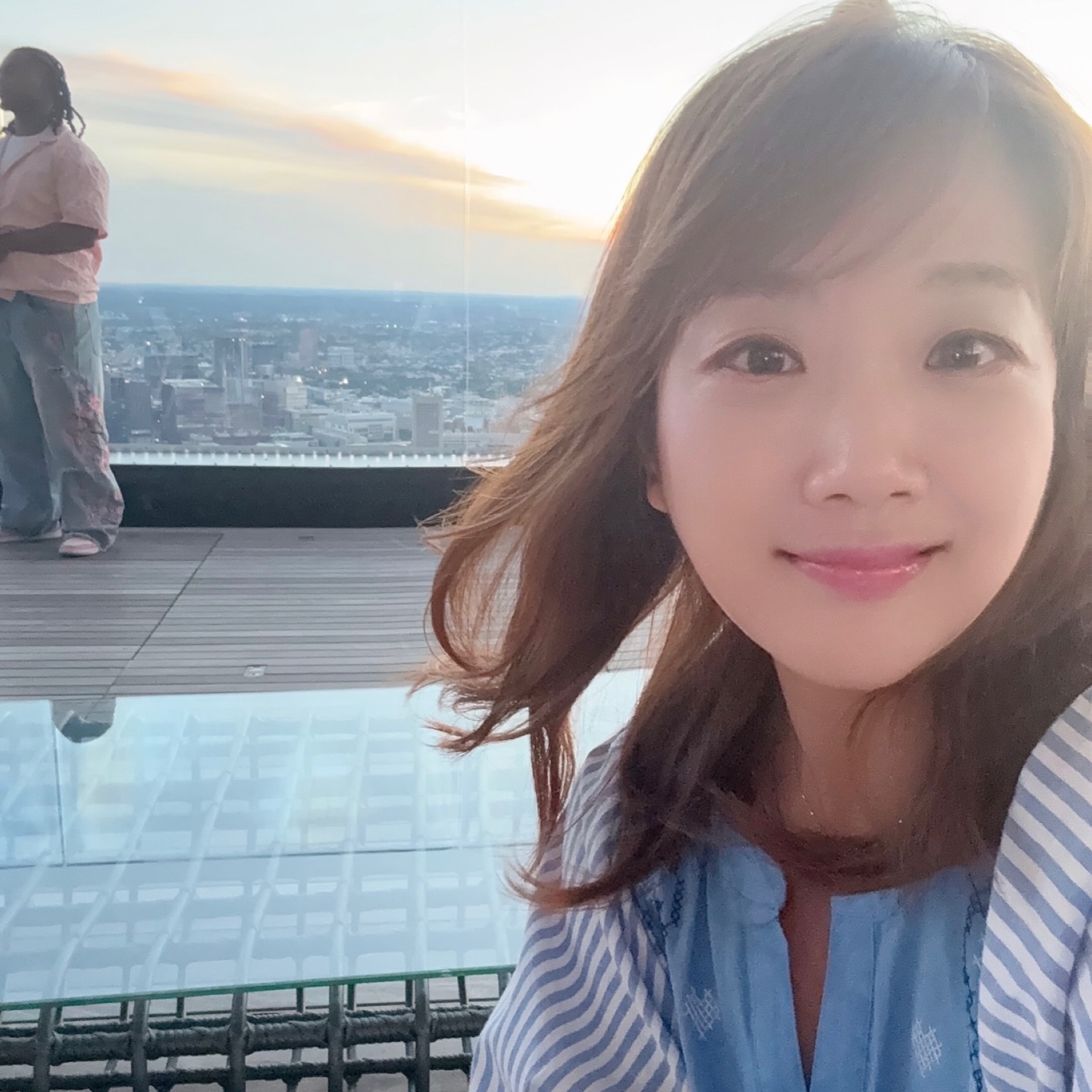 보스턴 전망대에서 셀카를 남긴 서민정 / 사진=서민정 인스타그램 @minjung_suh_