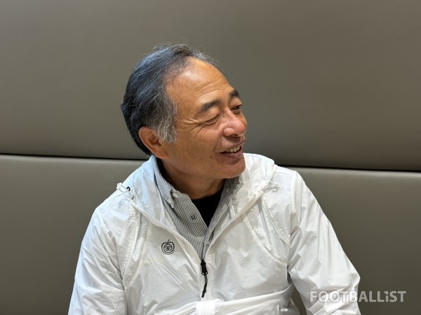 나가노 유지 일본대학축구연맹 회장. 김희준 기자