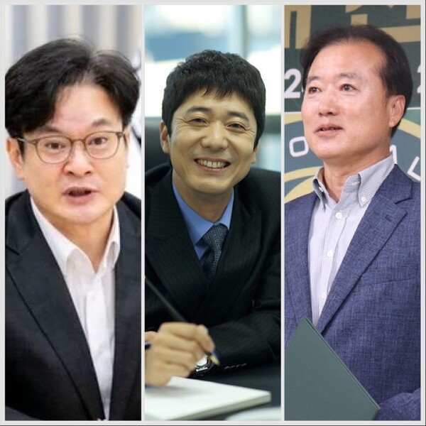 김병수 전 김포시장, 홍경호 대표이사, 권일 단장(사진=김포시, 김포 FC)