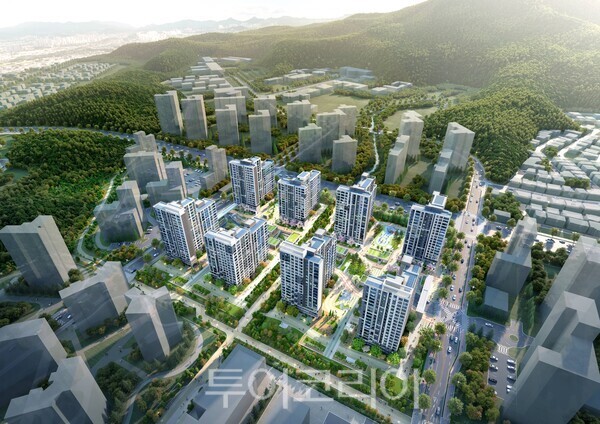 영종하늘도시 A4블록, A6블록 조감도