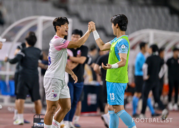 이대광(왼쪽), 김민승(오른쪽, 파주 프런티어 FC). 서형권 기자