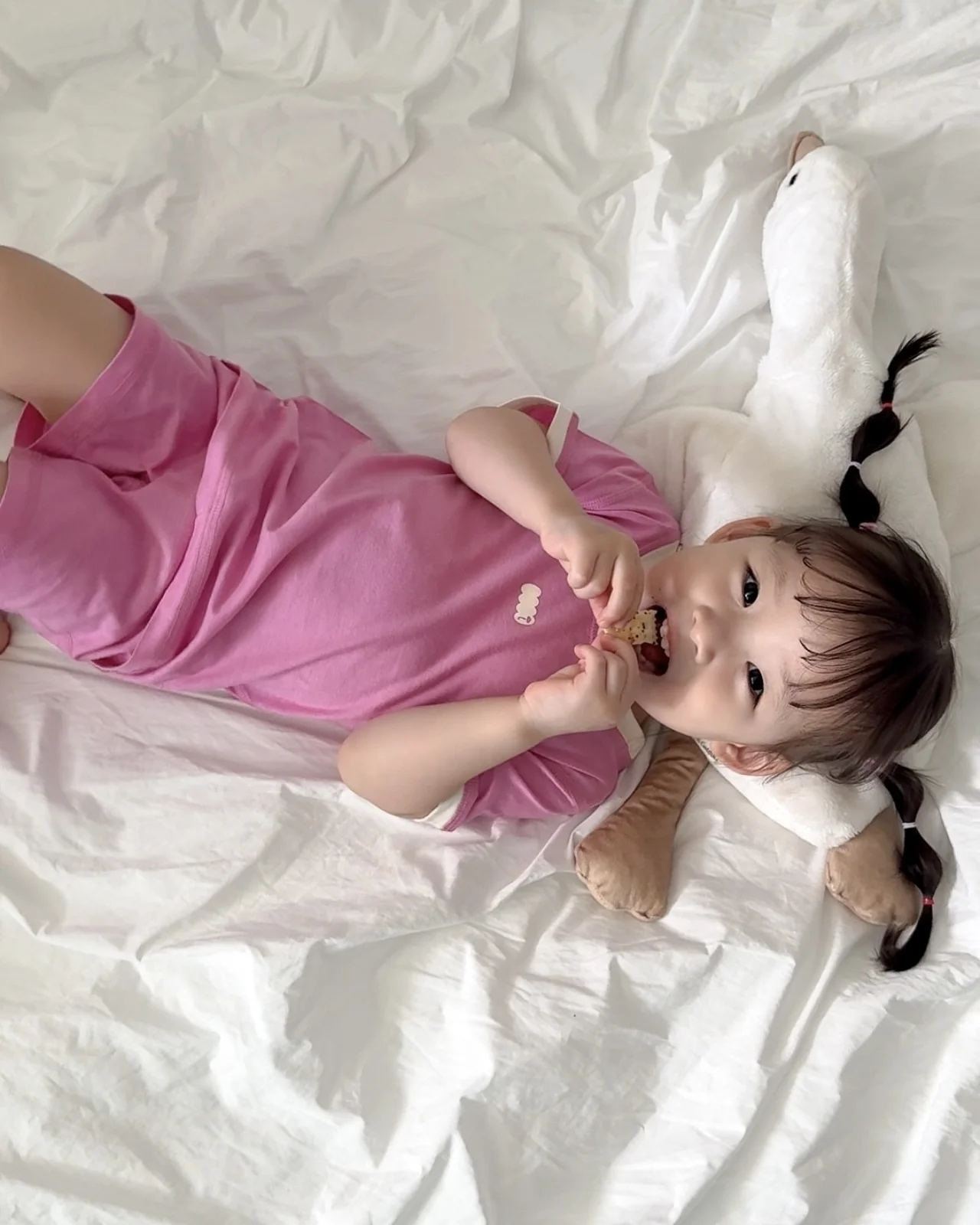 모이몰른 안심내의를 착용한 아이 모습 / 사진=모이몰른