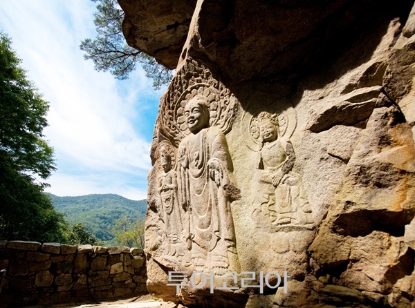  서산 마애여래삼존상 /사진-서산시 제공