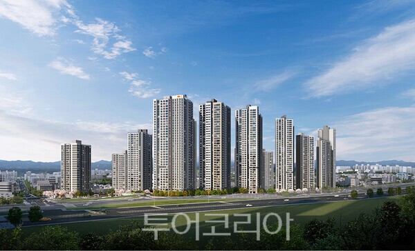 DL이앤씨) 'e편한세상 부천 어반스퀘어' 단지 투시도