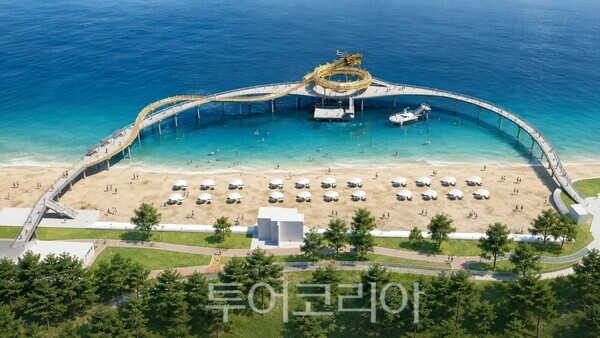 경주시가 감포읍 나정고운모래해변 일원에 조성할 ‘용오름길’ 조감도./사진-경주시