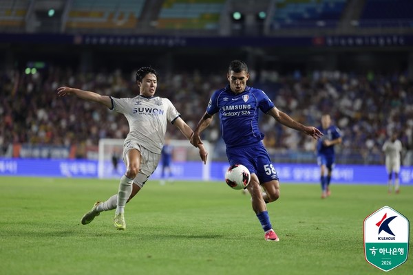 브루노 실바(수원삼성). 한국프로축구연맹 제공