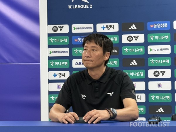 김해운 성남FC 감독. 김희준 기자