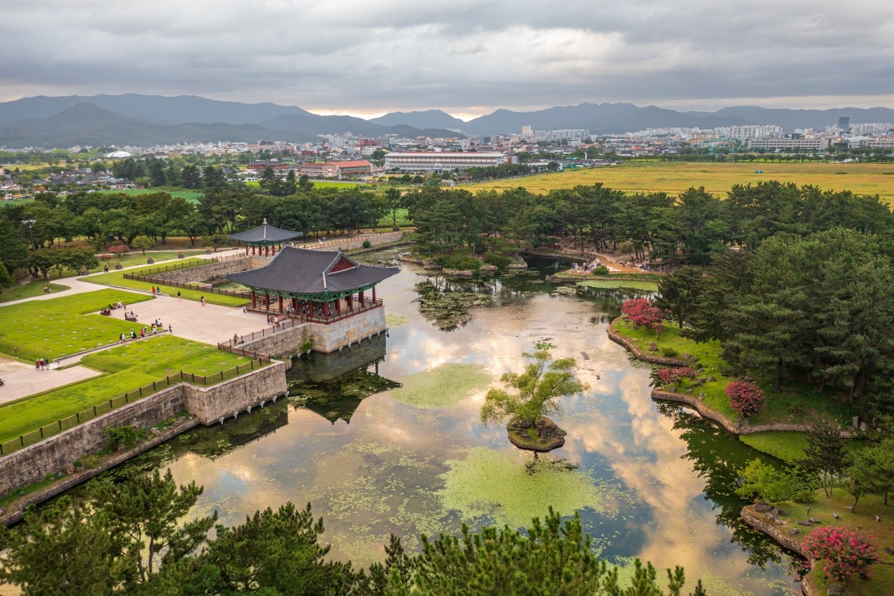 동궁과 월지 항공뷰. / ⓒ한국관광콘텐츠랩-박장용