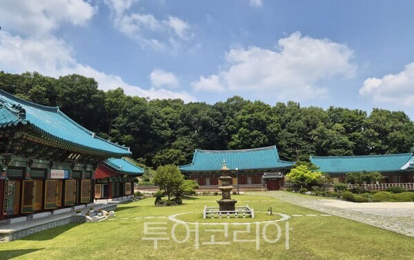 신규 웰니스 관광지로 지정 받은 용인 법륜사/투어코리아뉴스 정명달 기자 사진=경기도