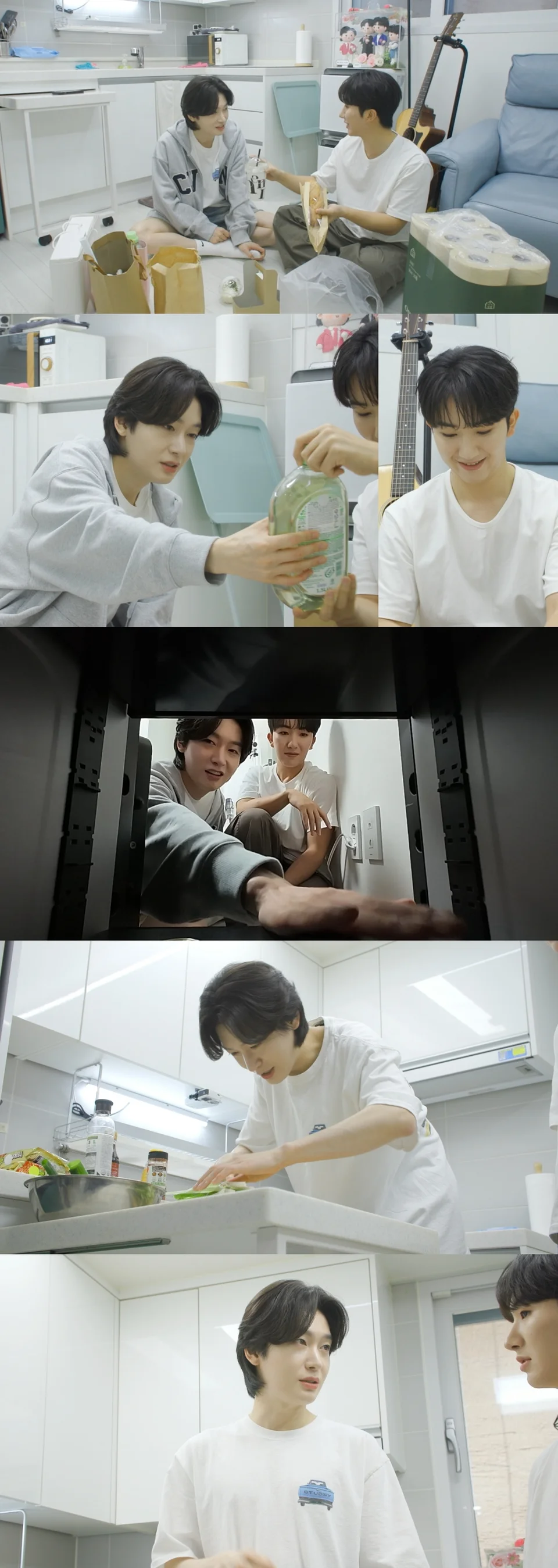 남승민의 자취방을 점검하는 김용빈 / 사진=KBS 2TV '신상출시 편스토랑'