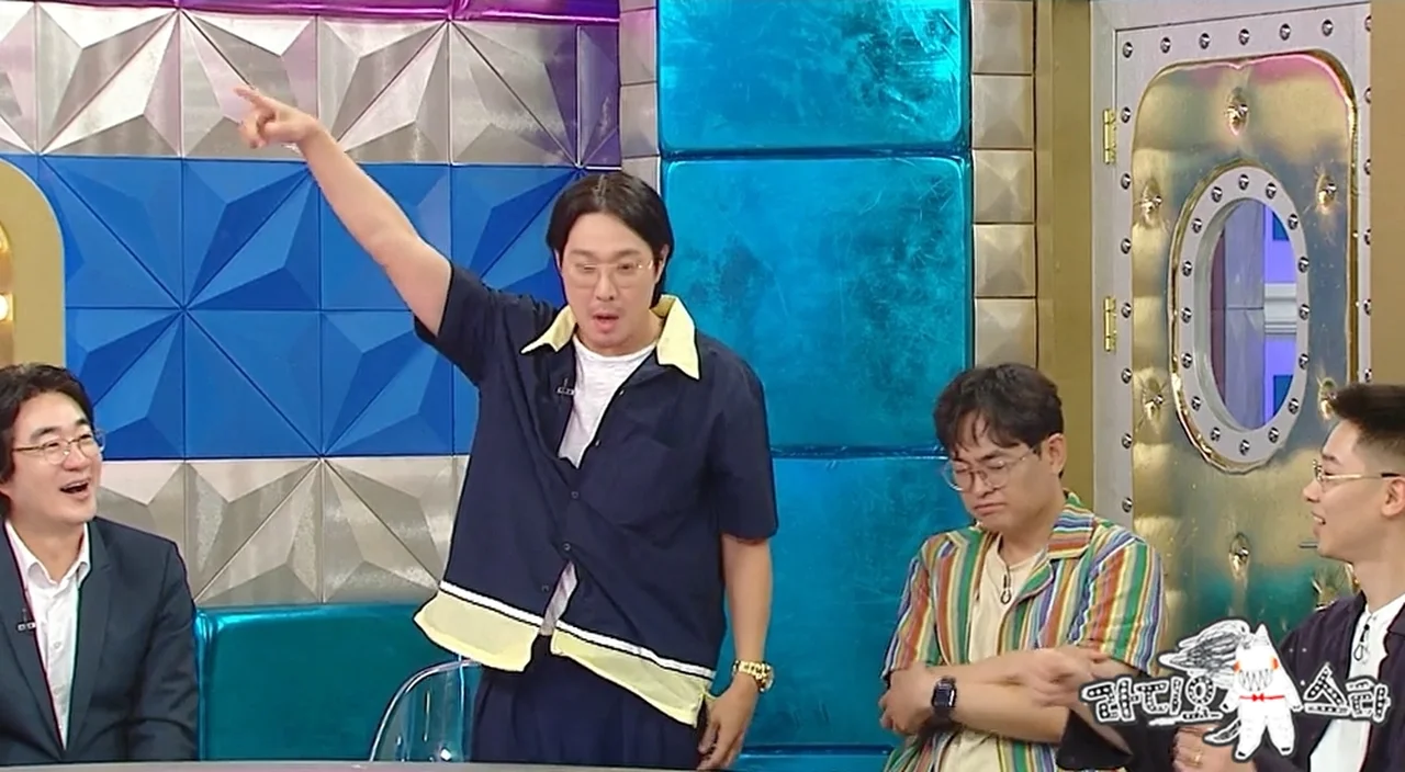 MBC ‘라디오스타’ 촬영 현장의 하하와 MC들 / 사진=MBC '라디오스타'