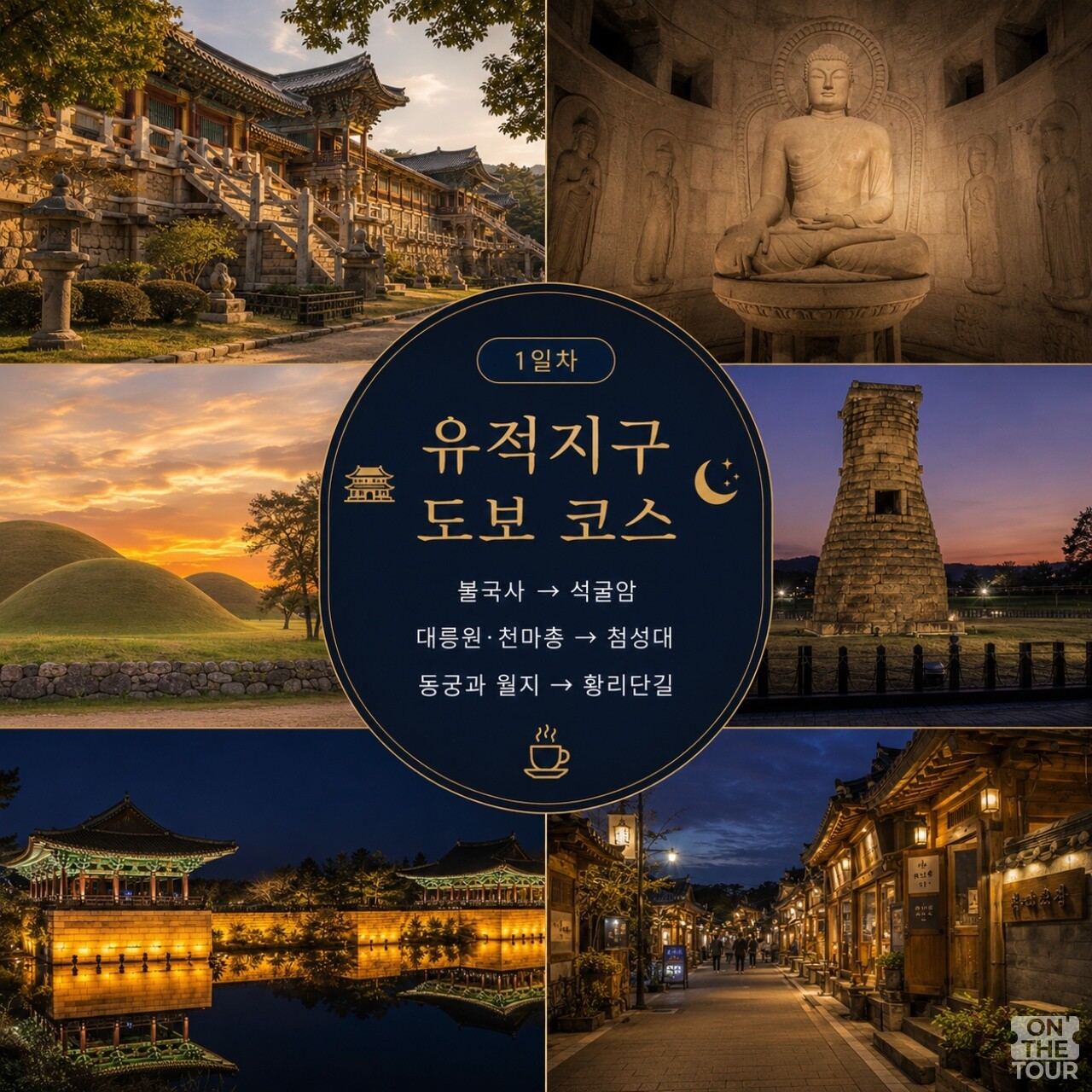 경주 여행 첫날 코스. / 온더투어
