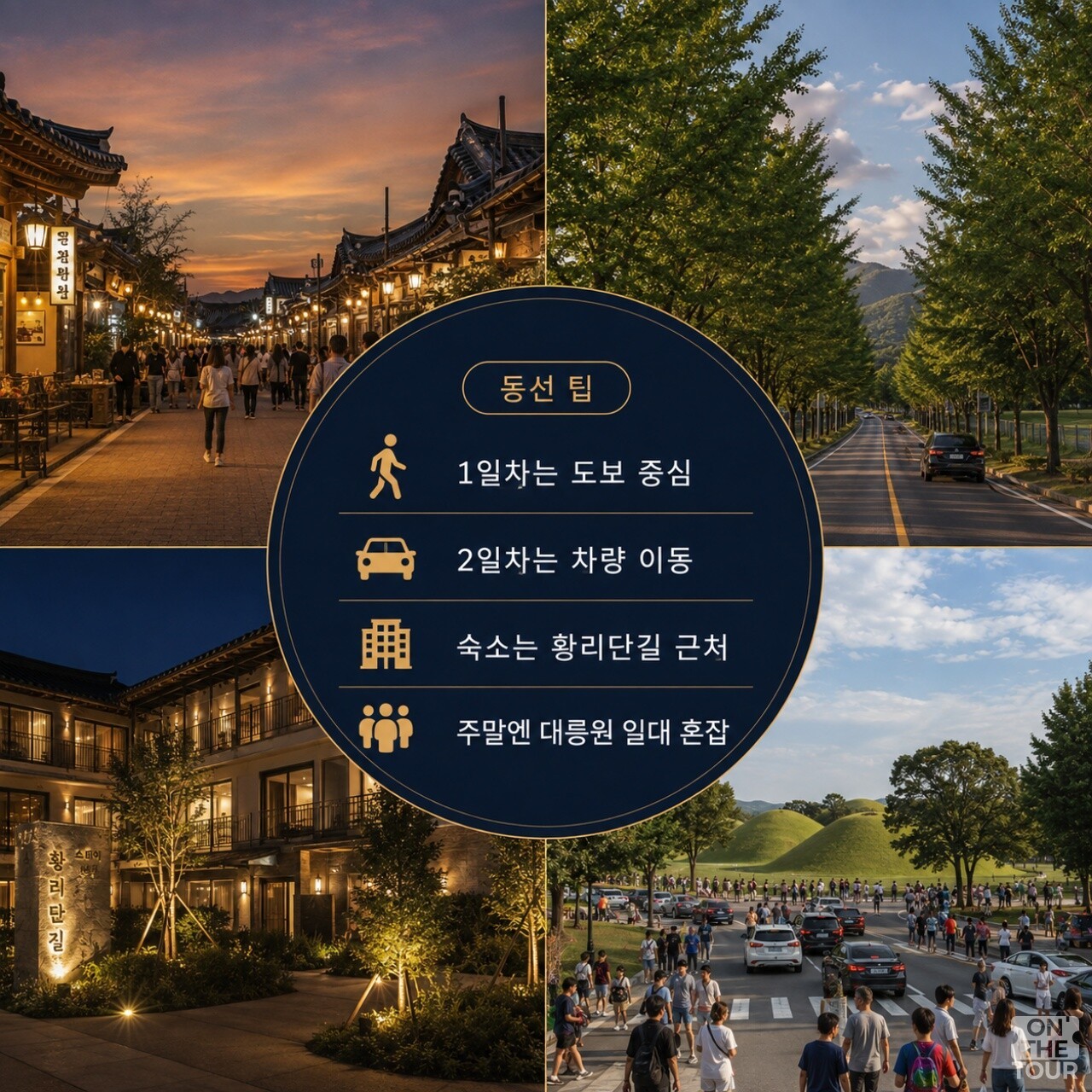 경주여행 동선 팁. / 온더투어