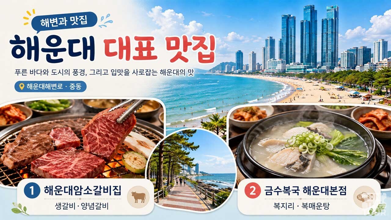 해운대의 대표 맛집. / 온더투어