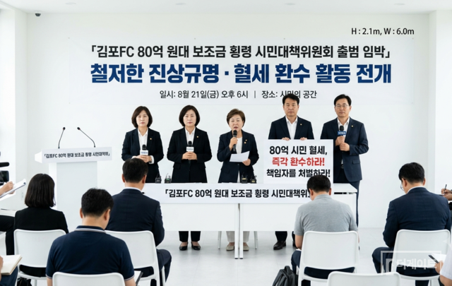 김포FC 진상규명과 혈세 환수를 위한 시민대책위원회 (사진=김대훈 위원장 제공)