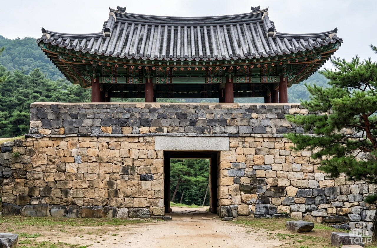 공주 공산성 서문 금서루 입구. (AI 생성) / 온더투어