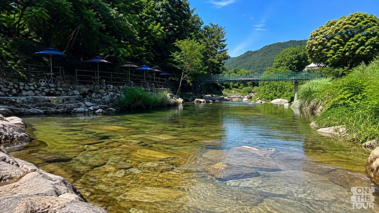포천 백운계곡 전경. (AI 생성) / 온더투어