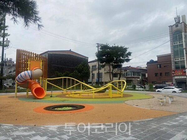 경기아이누리놀이터 조성사업 제3호 어린이공원/투어코리아뉴스 정명달 기자 사진=여주시