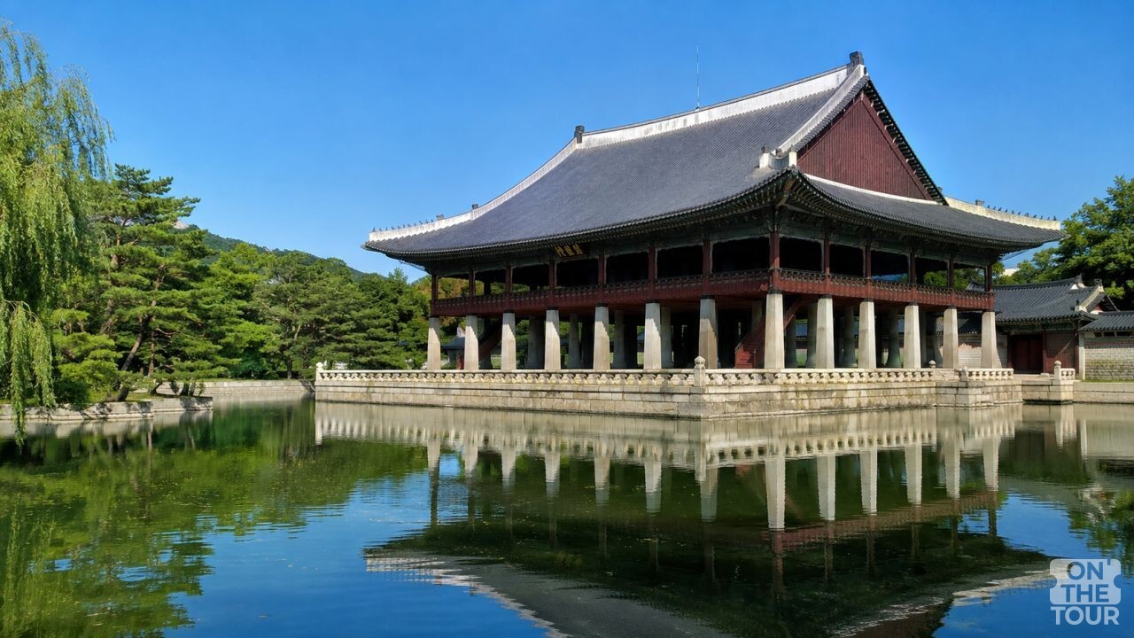 경복궁 경회루 전경. (AI 생성) / 온더투어
