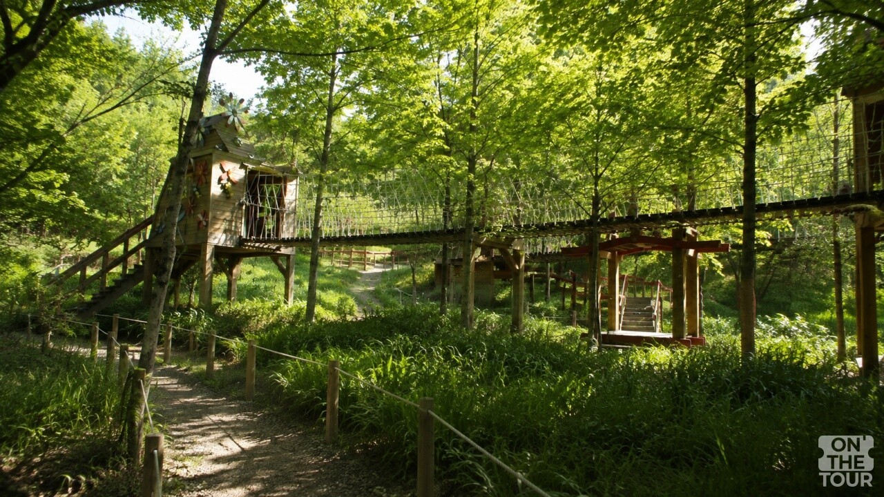 한택식물원 산책로. (AI 생성) / 온더투어