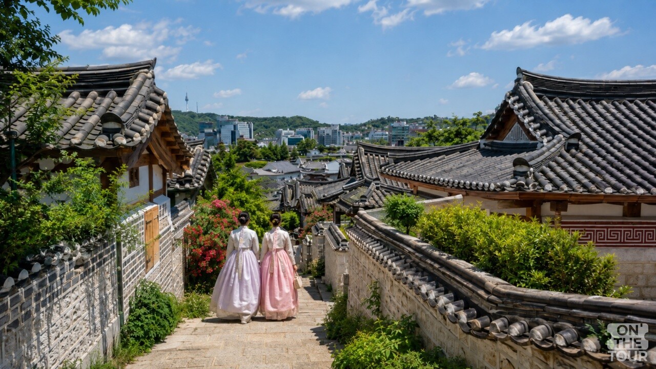 전주 한옥마을 골목길. (AI 생성) / 온더투어