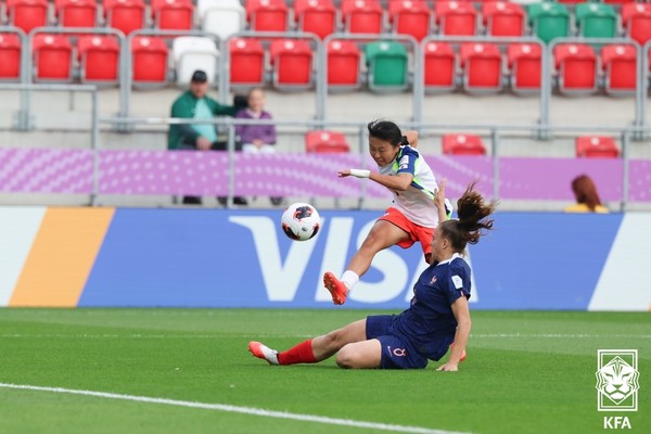 조혜영(여자 U20 대표팀). 대한축구협회 제공