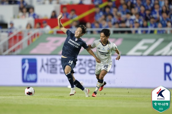 정호연(수원삼성). 한국프로축구연맹 제공