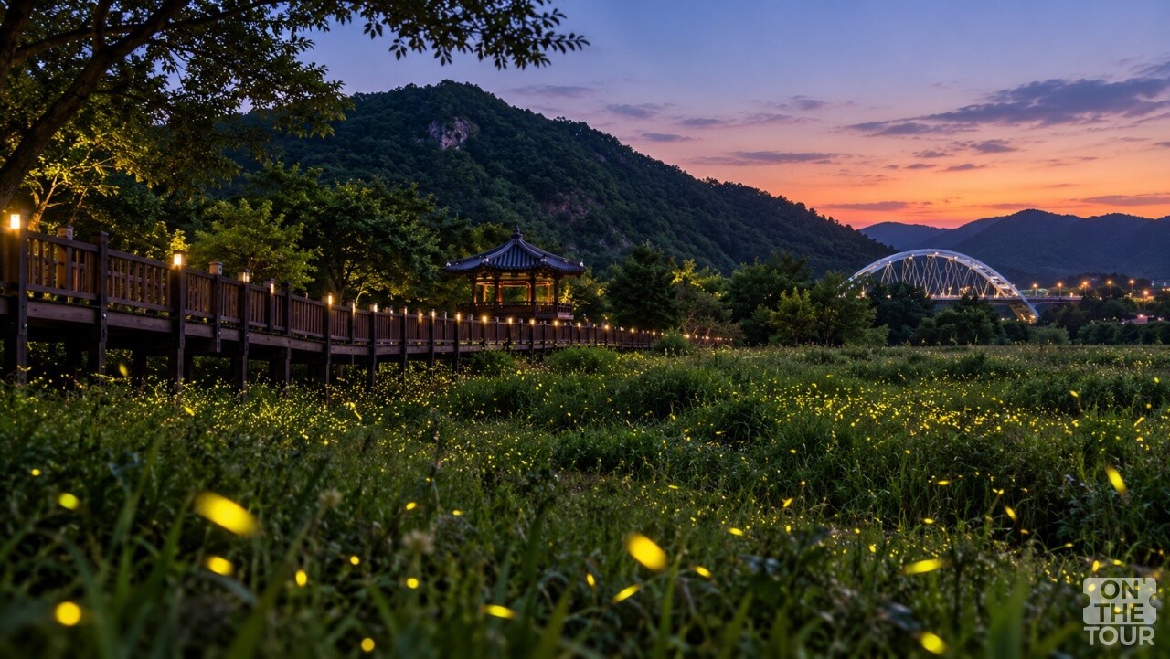 무주반딧불축제 신비탐사 현장. (AI 생성) / 온더투어