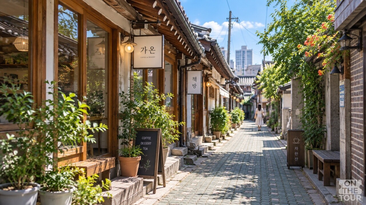 익선동 한옥거리 전경. (AI 생성) / 온더투어
