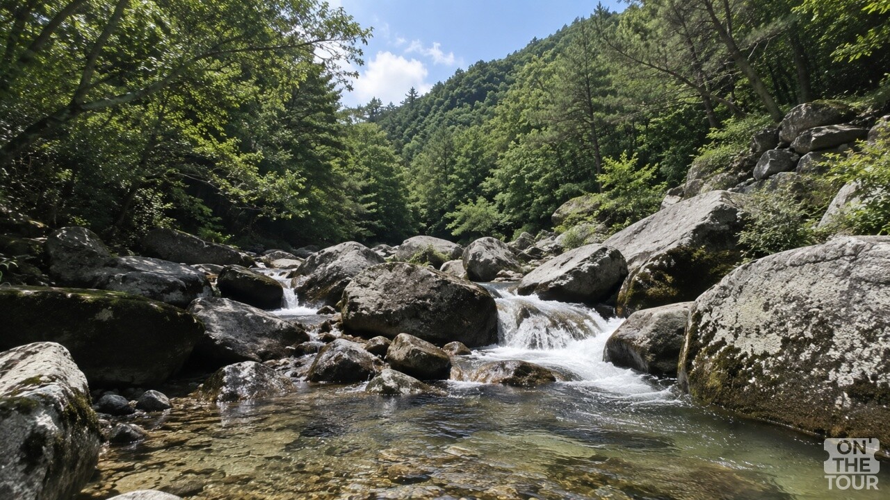 명지산 계곡. (AI 생성) / 온더투어