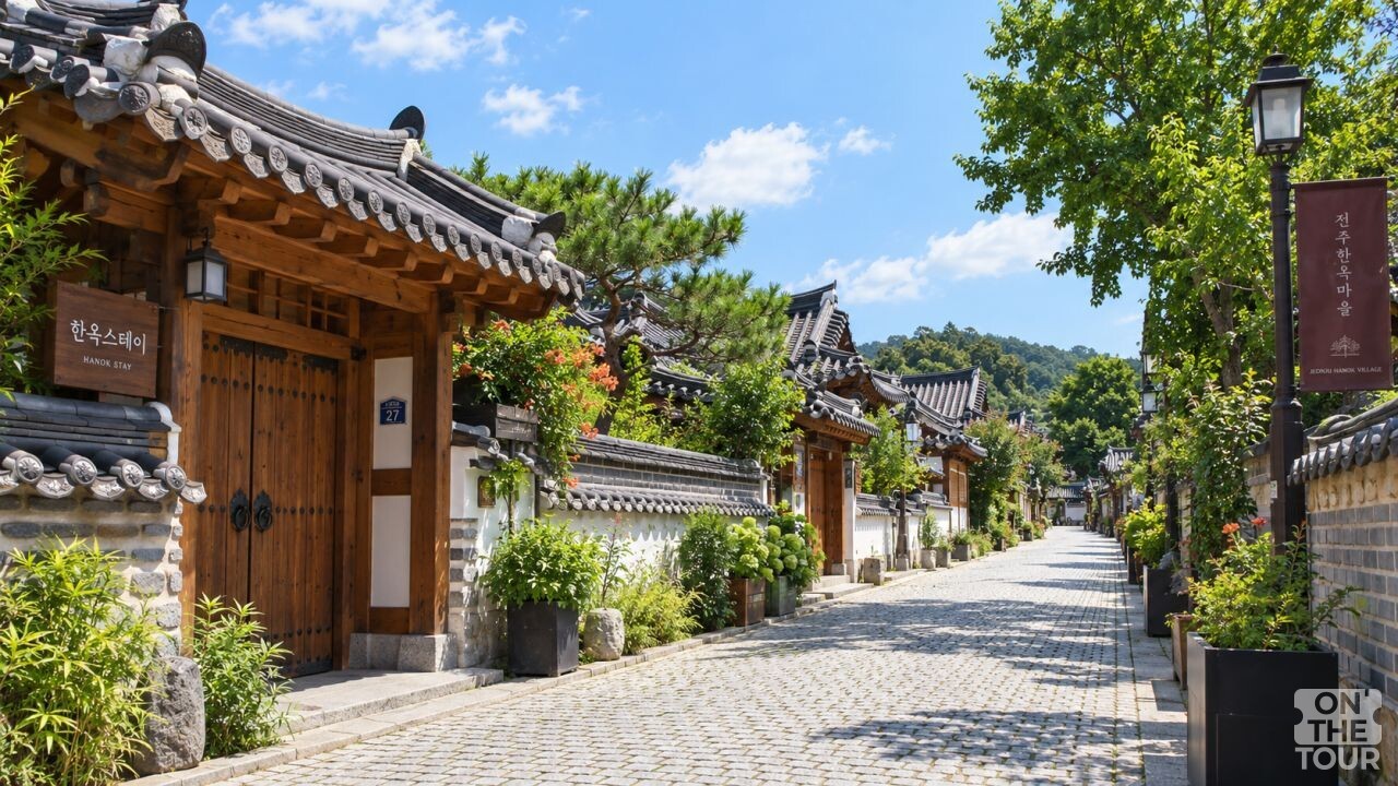 전주 한옥마을 거리. (AI 생성) / 온더투어