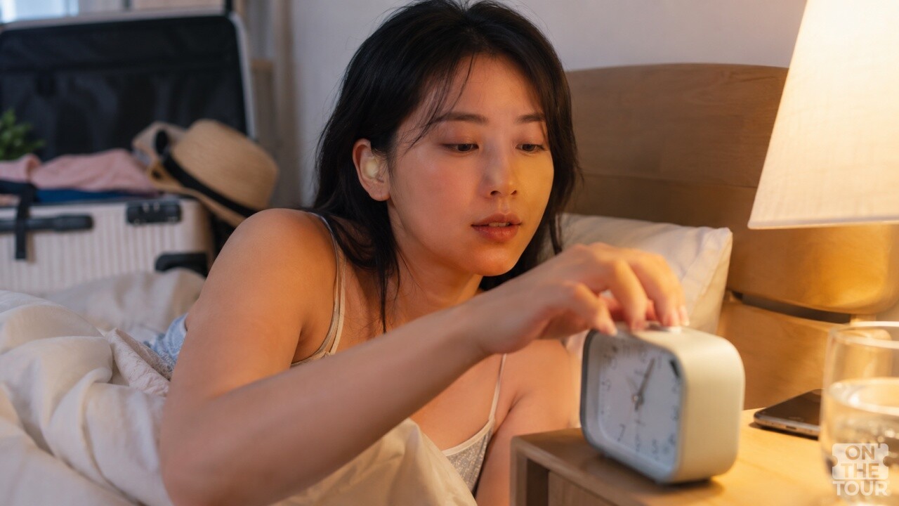 수면 시간을 바꾸기 위해 타이머를 설정하는 모습. (AI 생성) / 온더투어