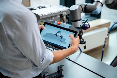 Universal Robots’ new Gen 7 platform launched at the IMTS tradeshow in Chicago on September 14. With Gen 7, UR customers and partners can confidently deploy advanced AI-powered applications into industrial operations with the same world-class robot experience operators, technicians, engineers and integrators prefer to work with every day. Universal Robots’ new Gen 7 platform launched at the IMTS tradeshow in Chicago on September 14. With Gen 7, UR customers and partners can confidently deploy advanced AI-powered applications into industrial operations with the same world-class robot experience operators, technicians, engineers and integrators prefer to work with every day.