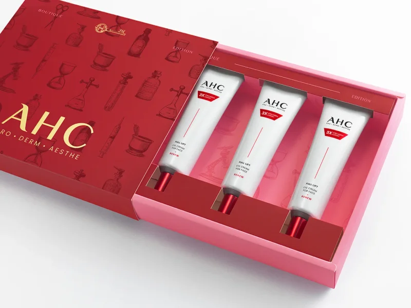 AHC 추석 스페셜 에디션 '풀 리프트 아이크림 포 페이스 트리플 세트' / 사진=AHC